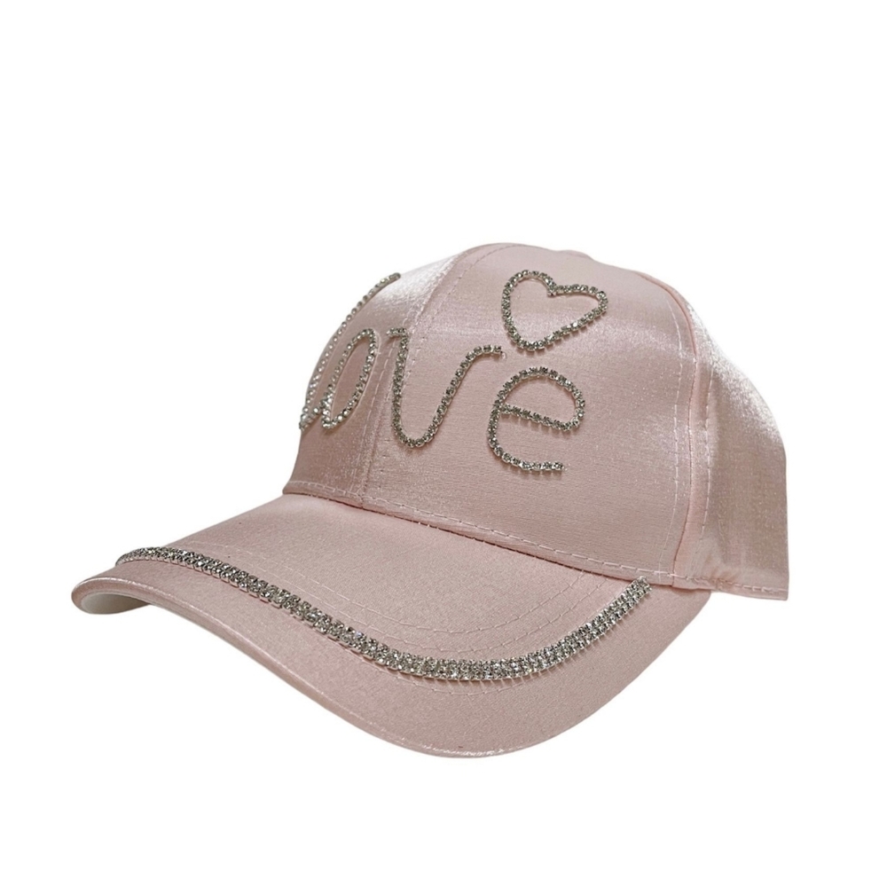 Rhinestone LOVE cap